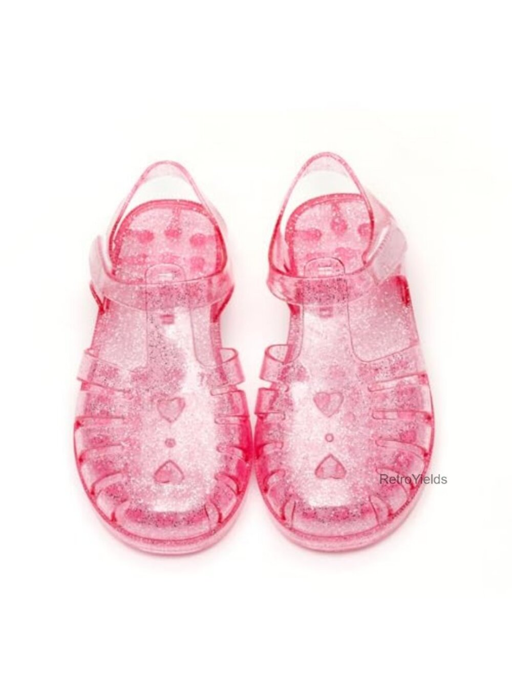 Girls Jelly Sandals Closed Toe Princess Flat Breathable Waterproof Fisherman